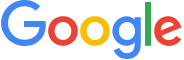 Google's logo, featuring the word "Google" in a colorful font with blue, red, yellow, and green letters, on a transparent background.